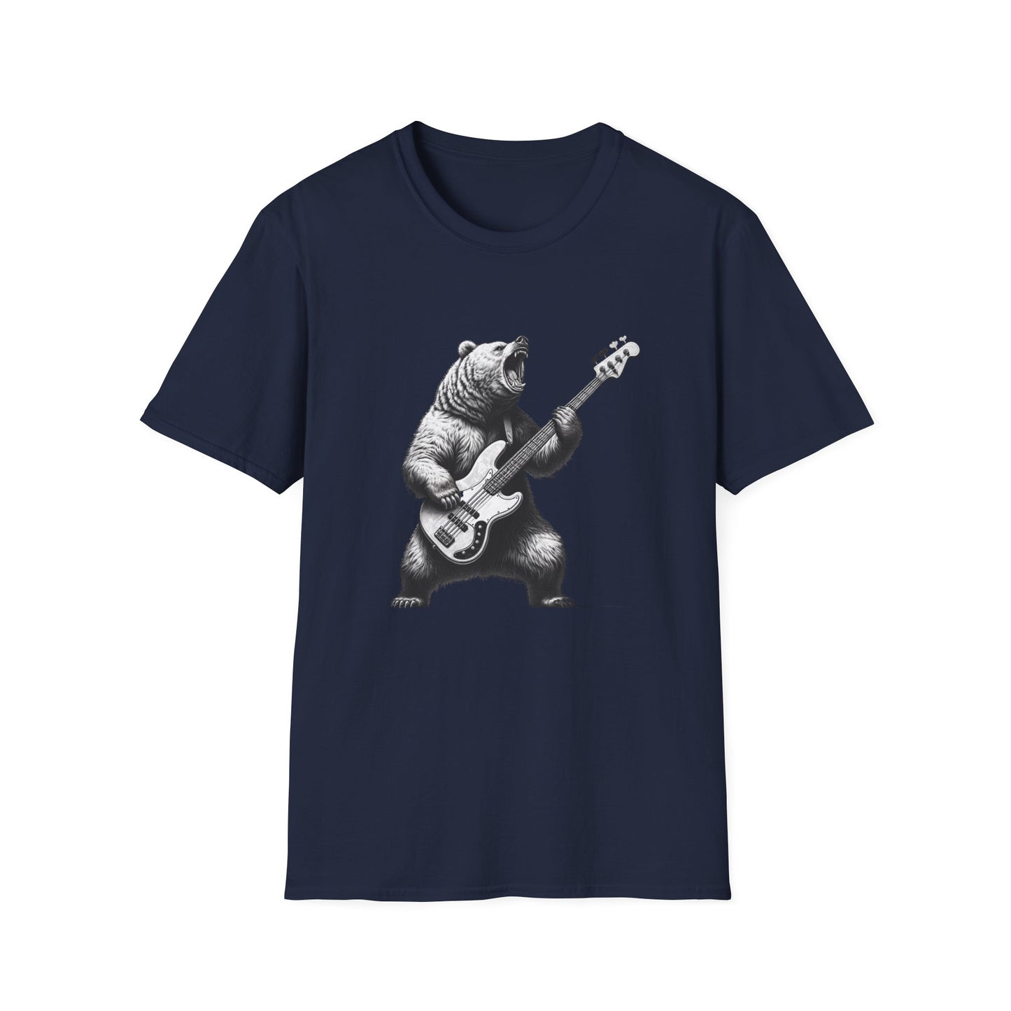 Bass Playing Bear T-Shirt