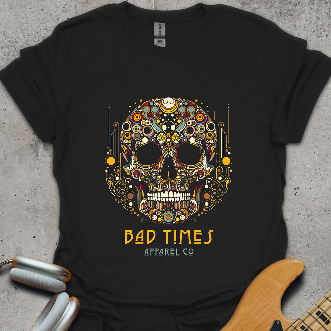 Art Deco Skull T-Shirt