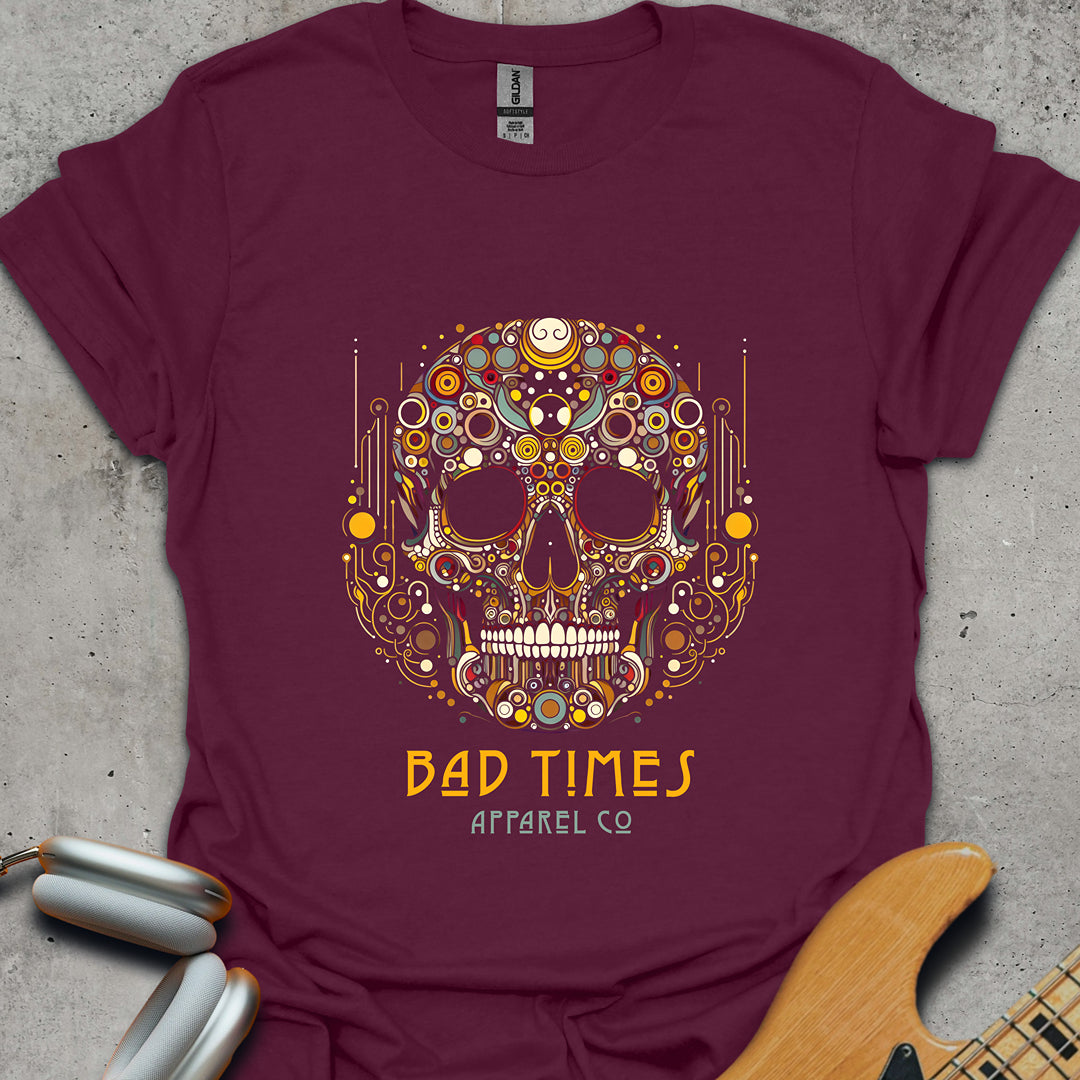 Art Deco Skull T-Shirt