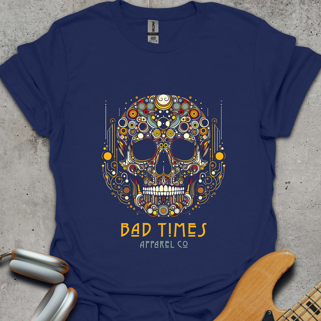 Art Deco Skull T-Shirt