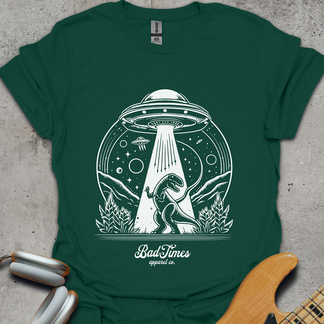 T-rex Alien Abduction T-Shirt