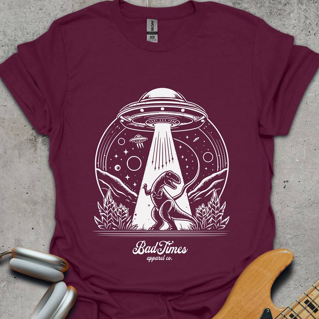 T-rex Alien Abduction T-Shirt