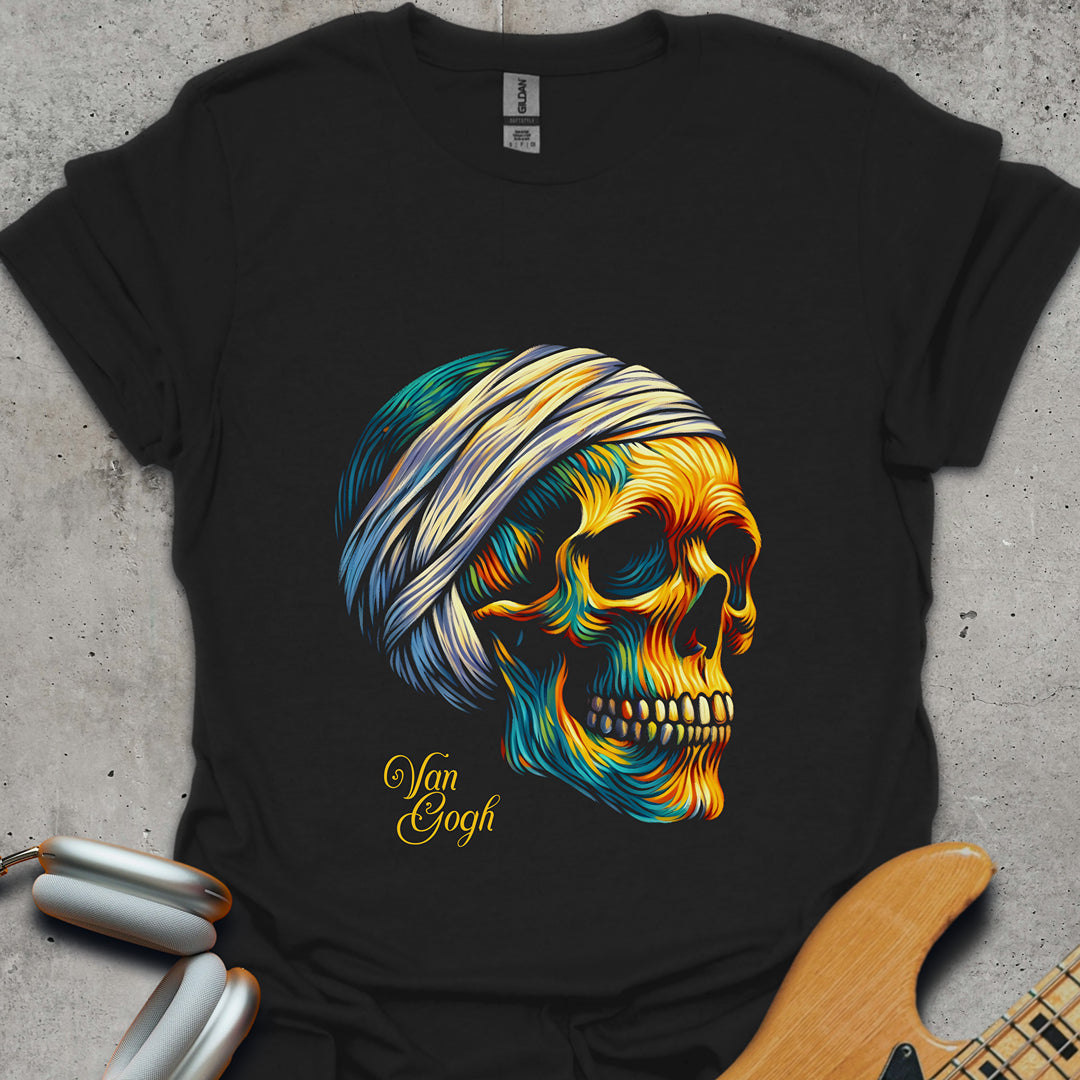 Van Gogh Skull T-Shirt