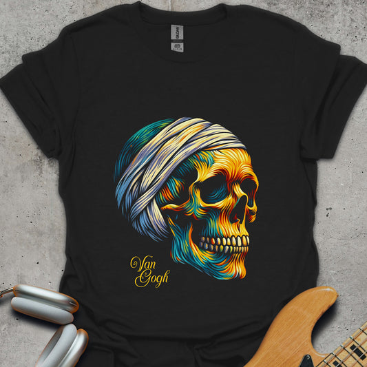 Van Gogh Skull T-Shirt