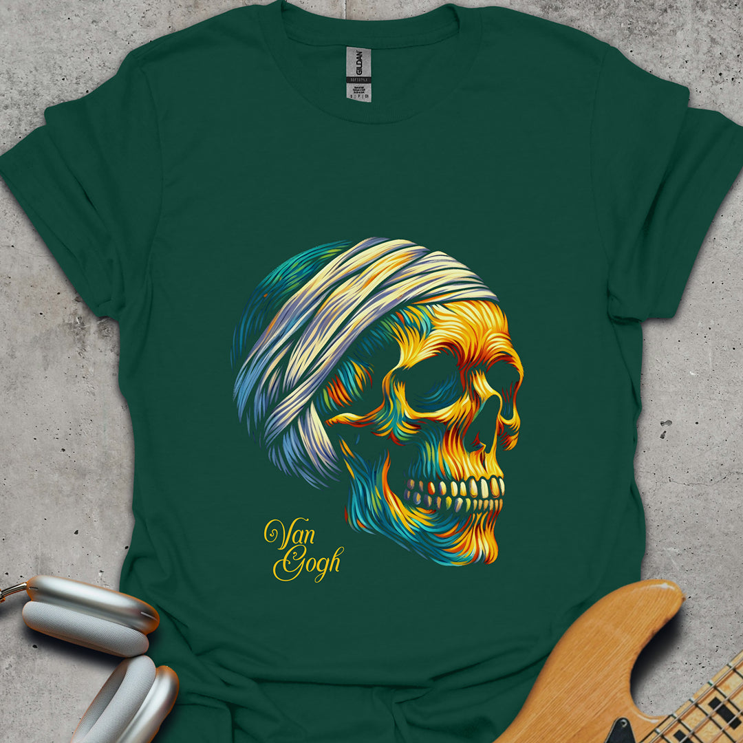 Van Gogh Skull T-Shirt