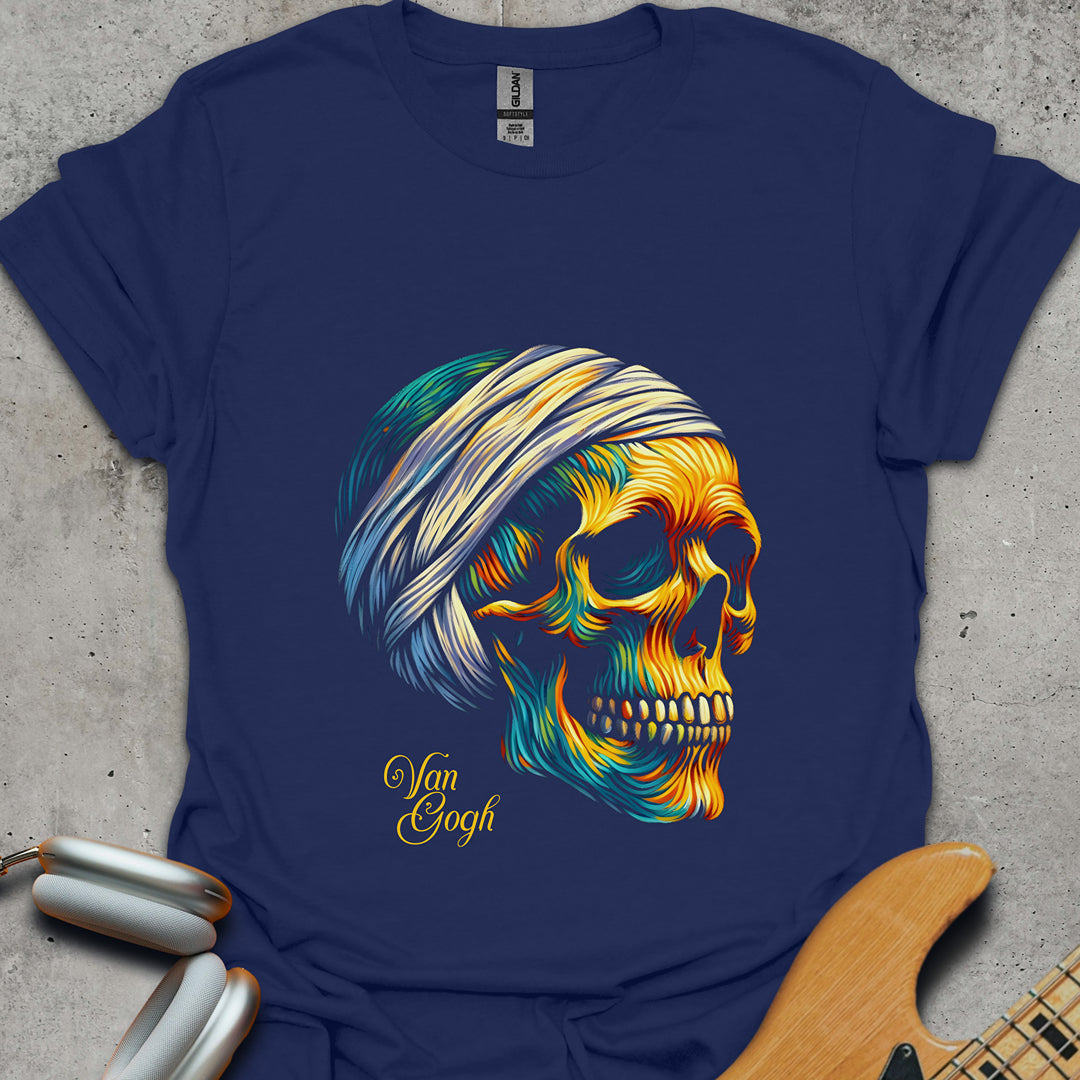 Van Gogh Skull T-Shirt